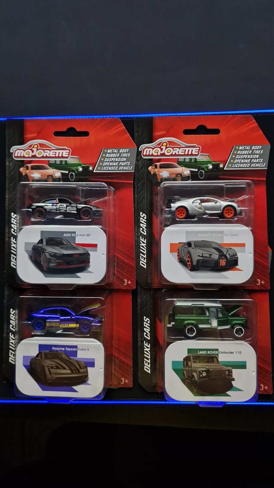 Coleção Majorette Deluxe Cars miniaturas premium escala 1:64 modelos diecast colecionáveis