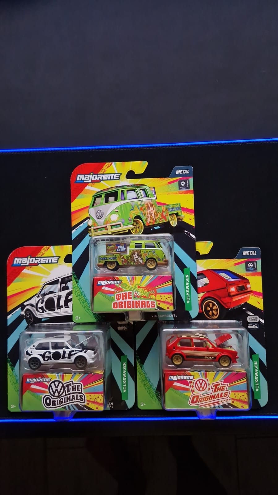Coleção Majorette Volkswagen The Originals miniaturas VW escala 1:64 diecast colecionáveis