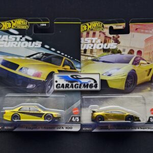 Esse set pertence à linha Fast & Furious Premium, voltada diretamente para colecionadores que buscam mais qualidade, mais detalhe e mais presença de vitrine.
